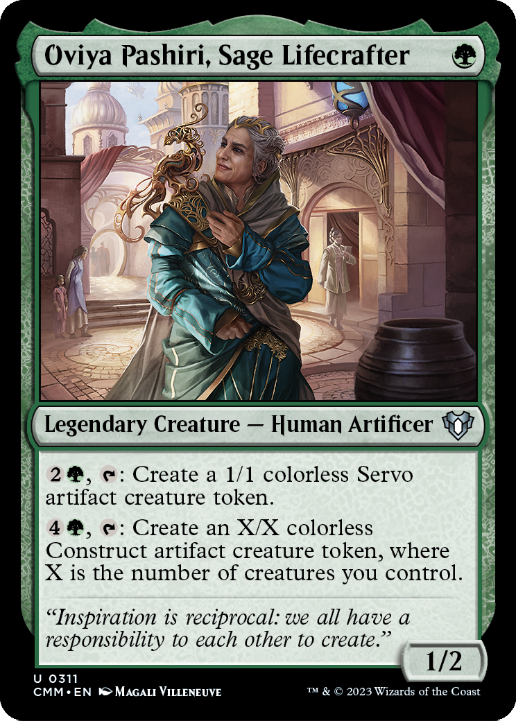 Oviya Pashiri, Sage Lifecrafter (CMM-311) - Commander Masters
