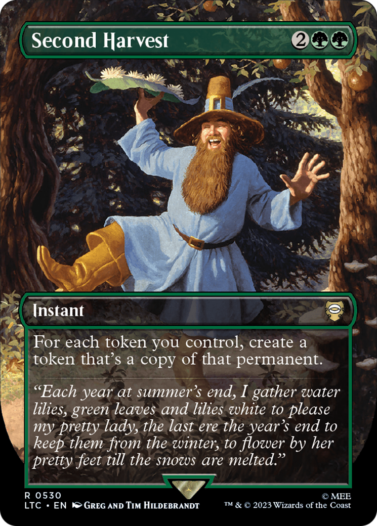 Second Harvest (Borderless) (LTC-530) - Tales of Middle-earth Commander Foil
