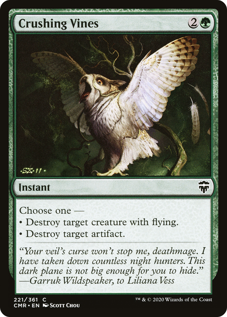 Crushing Vines (CMR-221) - Commander Legends