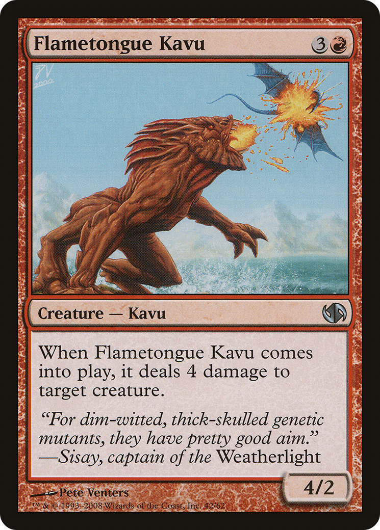 Flametongue Kavu (DD2-042) - Duel Decks: Jace vs. Chandra