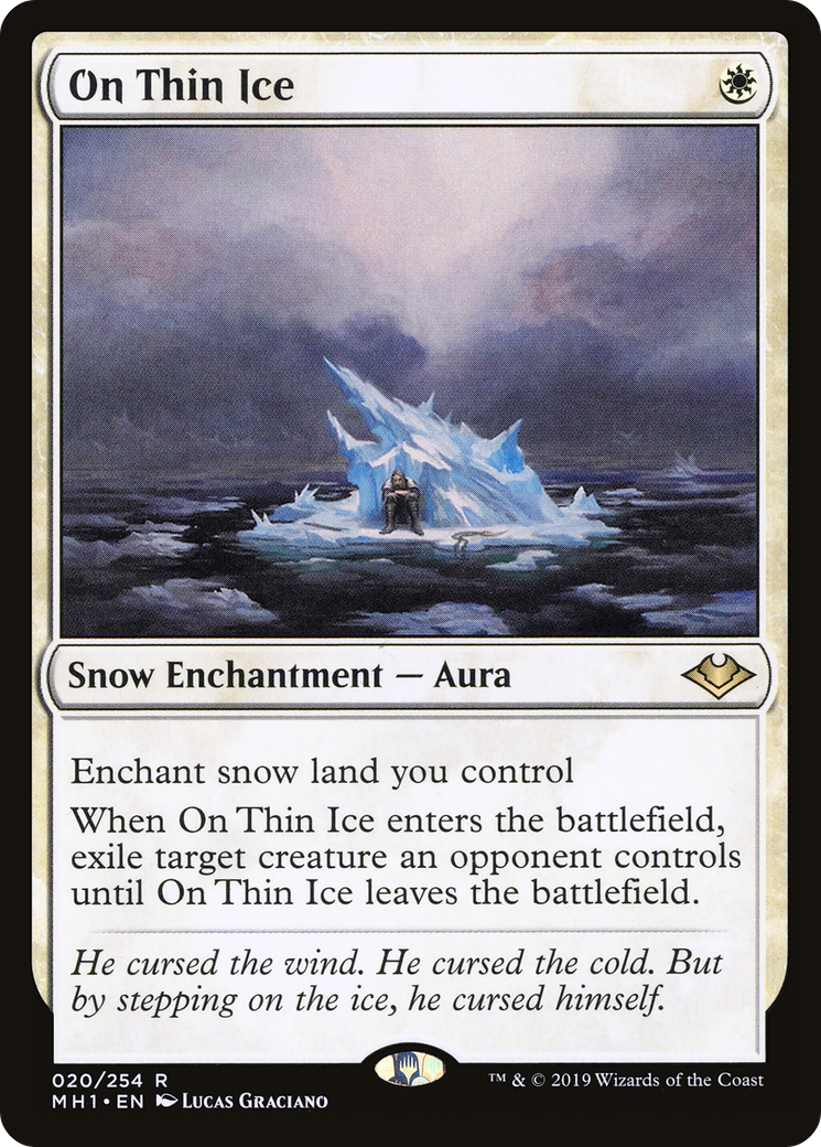 On Thin Ice (MH1-020) - Modern Horizons Foil