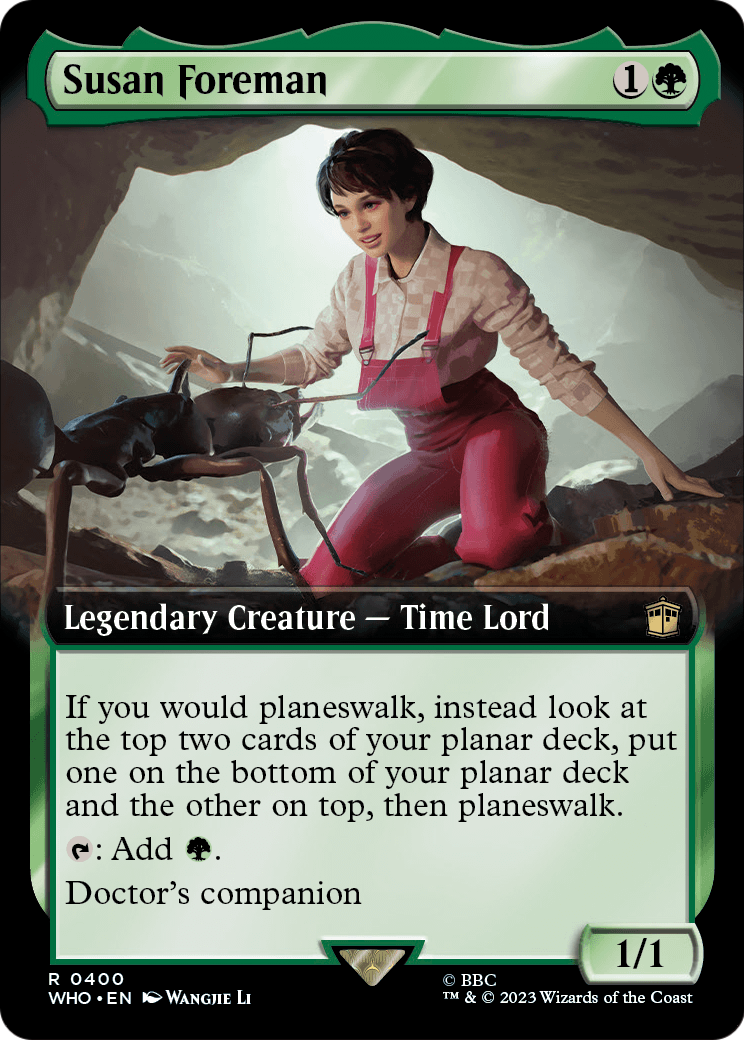 Susan Foreman (Extended Art) (WHO-400) - Doctor Who: (Extended Art) Foil