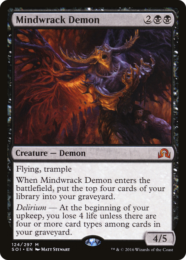 Mindwrack Demon (SOI-124) - Shadows over Innistrad