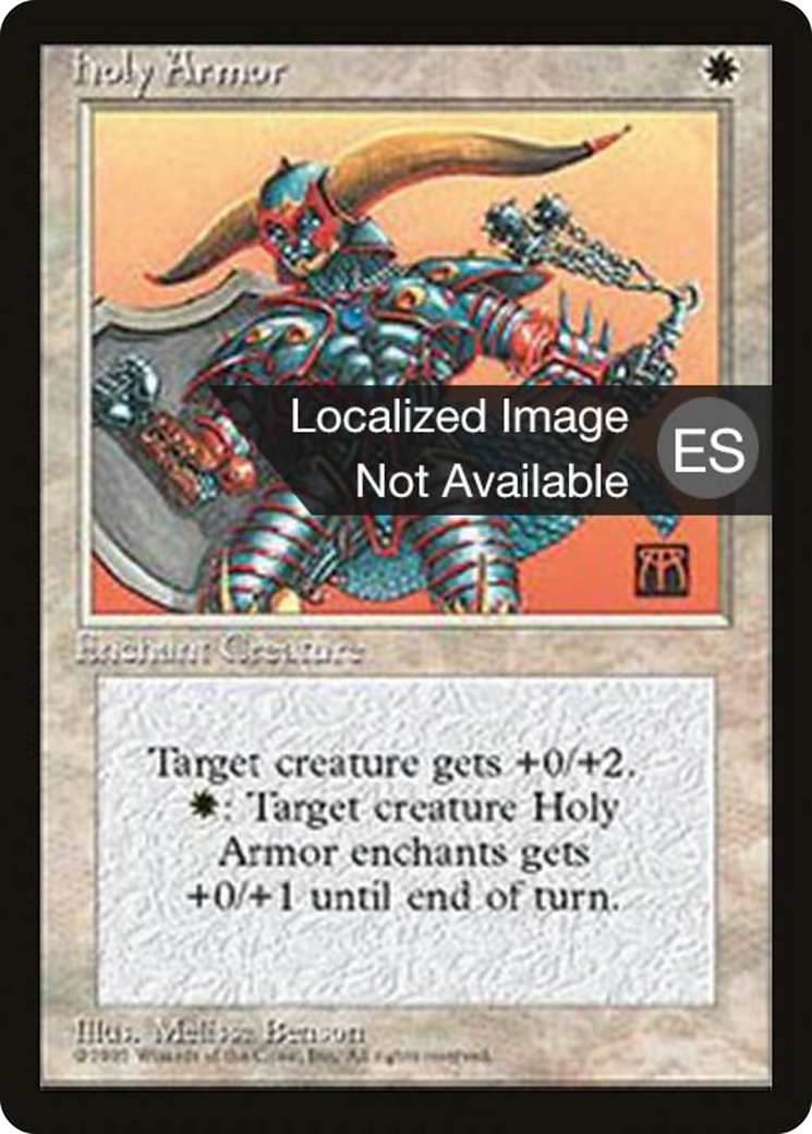 Holy Armor (4BB-) - Fourth Edition Foreign Black Border