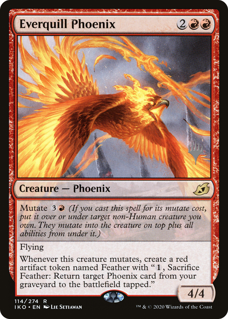 Everquill Phoenix (PPIKO-114) - Ikoria: Lair of Behemoths Promos Foil