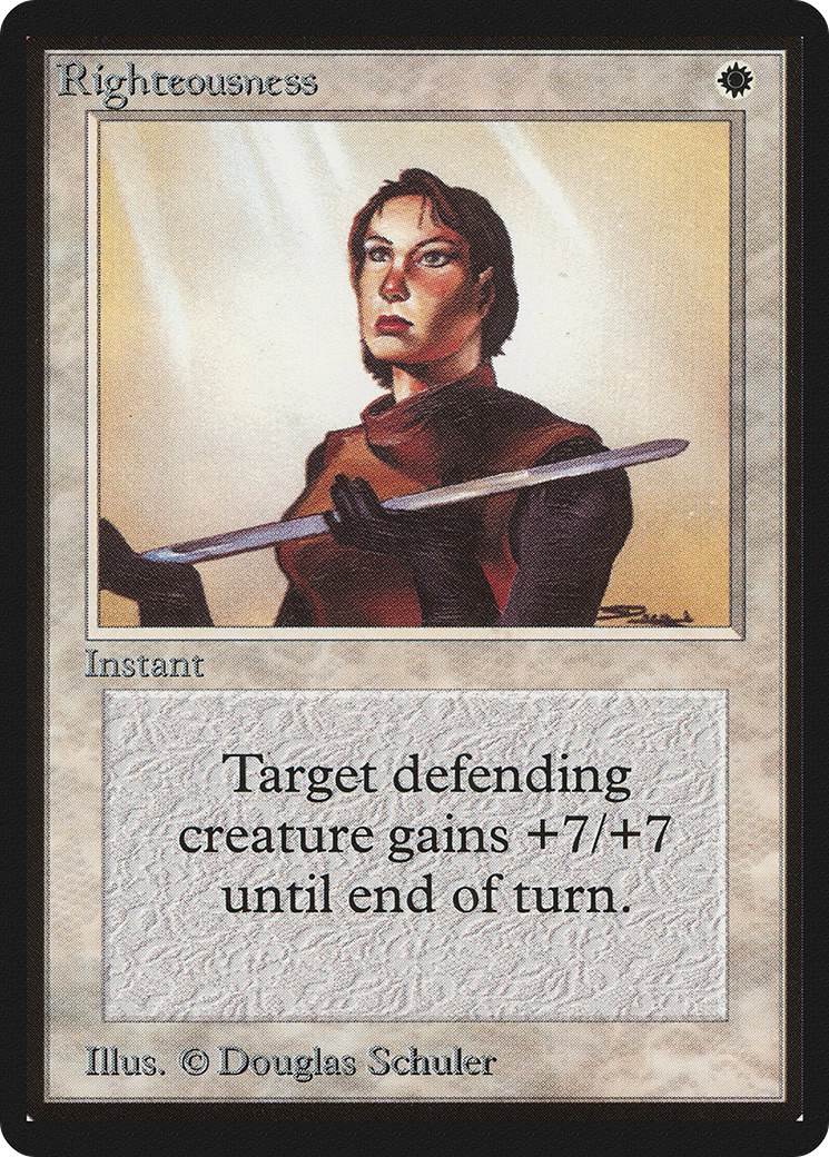 Righteousness (LEB-) - Limited Edition Beta