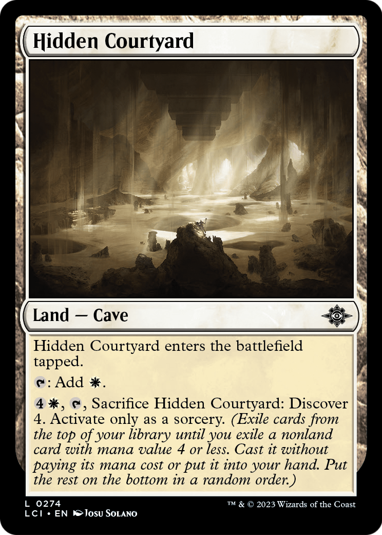 Hidden Courtyard (LCI-274) - The Lost Caverns of Ixalan