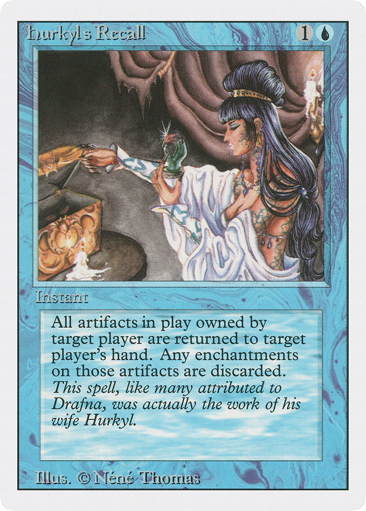 Hurkyl's Recall (3ED-) - Revised Edition