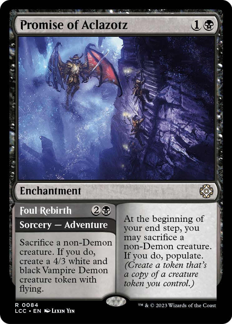 Promise of Aclazotz (LCC-084) - The Lost Caverns of Ixalan Commander