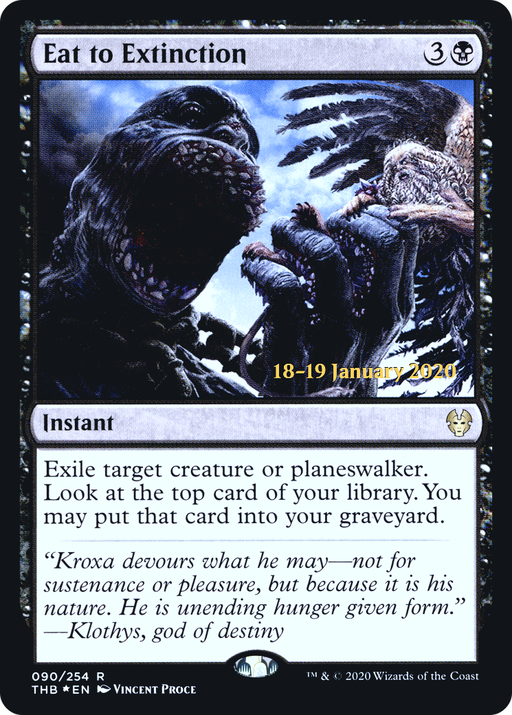 Eat to Extinction (PRE-90S) - Theros Beyond Death Promos Foil