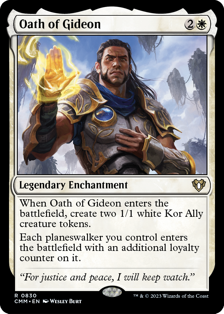 Oath of Gideon (CMM-830) - Commander Masters