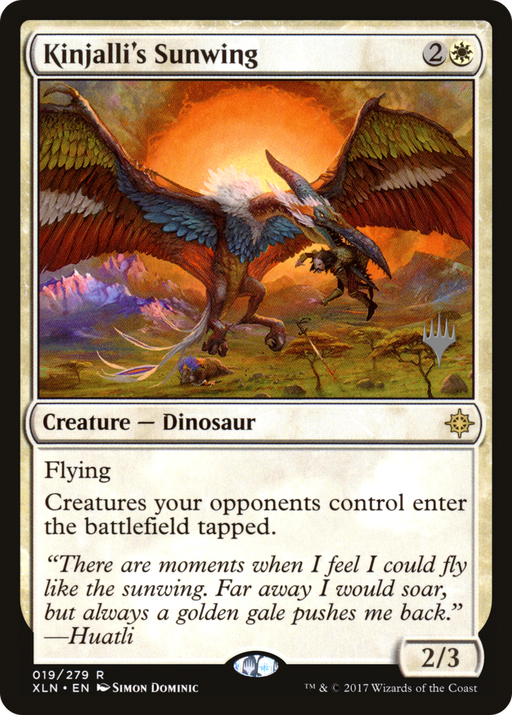 Kinjalli's Sunwing (PPM20-019) - Ixalan Promos Foil