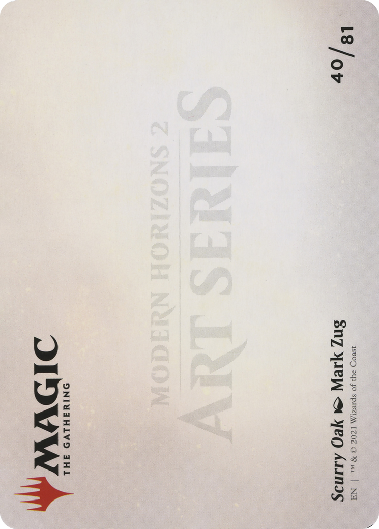 Scurry Oak // Scurry Oak (AMH2-040) - Modern Horizons 2 Art Series (Borderless) Foil