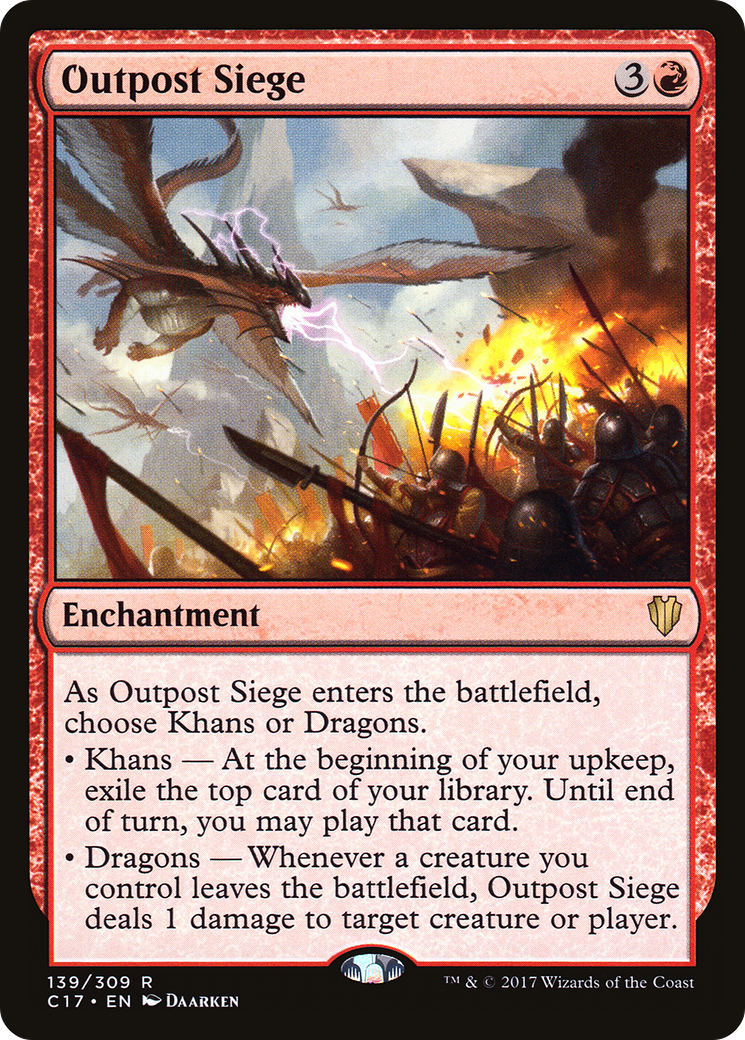 Outpost Siege (C17-139) - Commander 2017