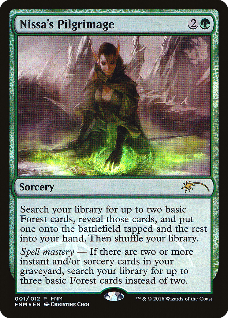 Nissa's Pilgrimage (FNM-001) - Friday Night Magic 2016 Foil