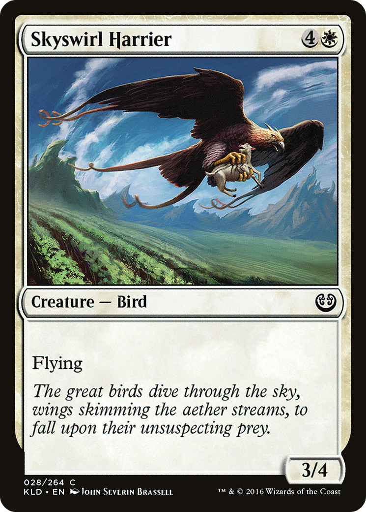 Skyswirl Harrier (KLD-028) - Kaladesh Foil