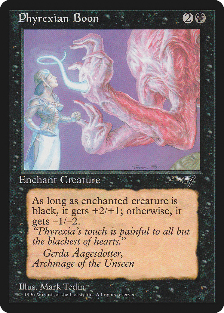 Phyrexian Boon (ALL-023) - Alliances