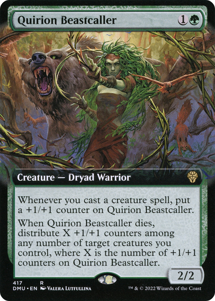 Quirion Beastcaller (Extended Art) (DMU-417) - Dominaria United: (Extended Art) Foil