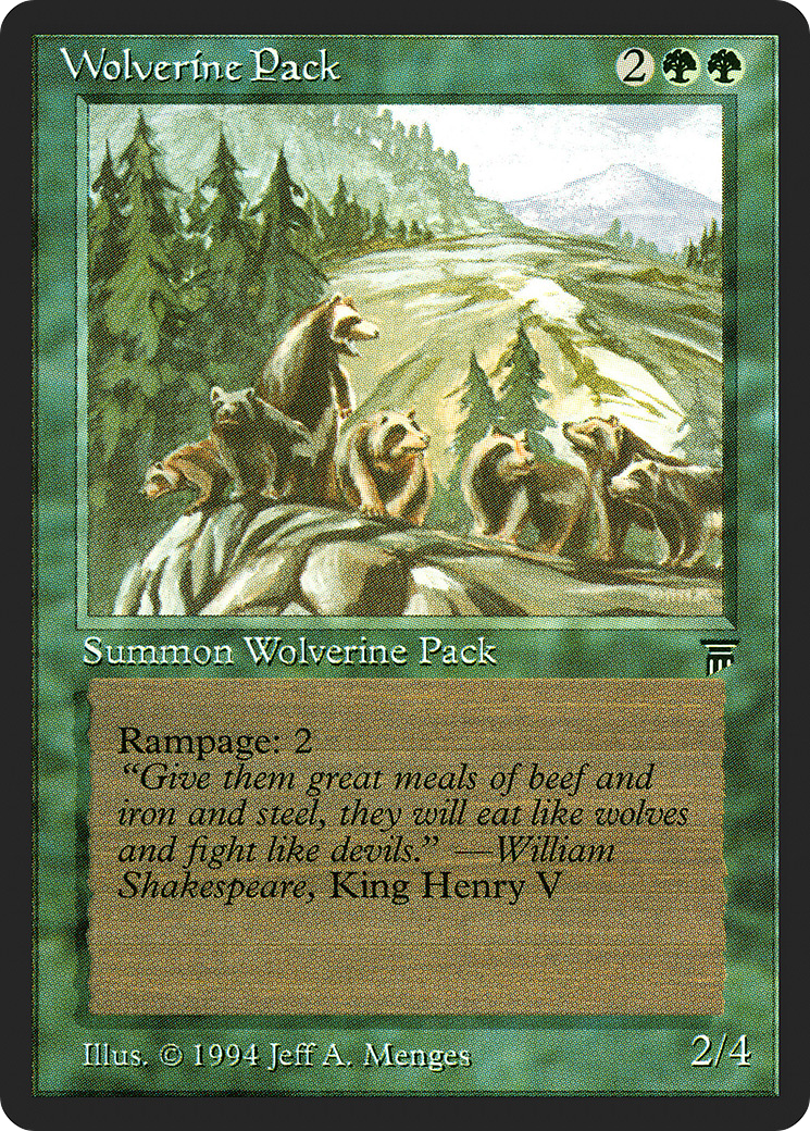 Wolverine Pack (LEG-) - Legends