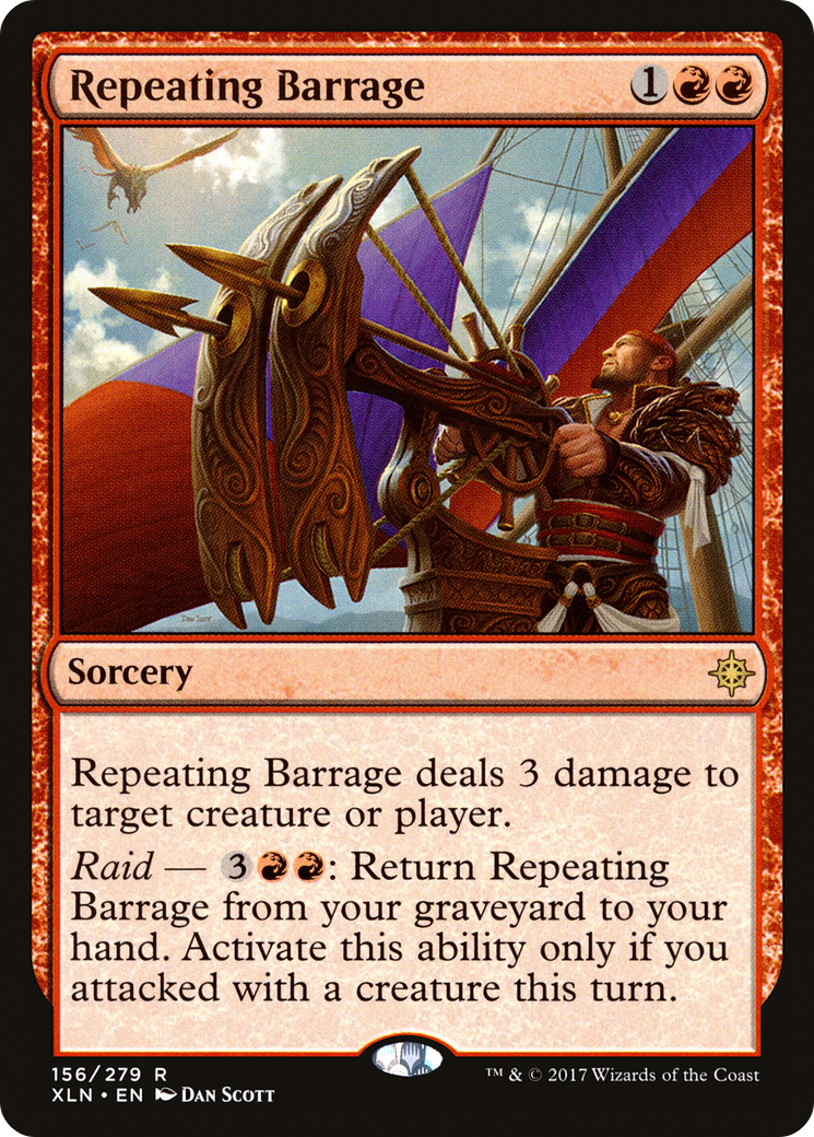Repeating Barrage (XLN-156) - Ixalan Foil