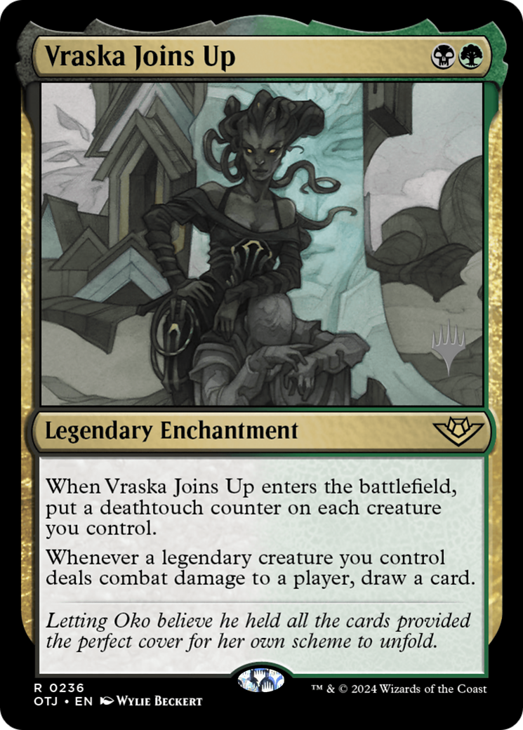 Vraska Joins Up (PPOTJ-236) - Outlaws of Thunder Junction Promos Foil
