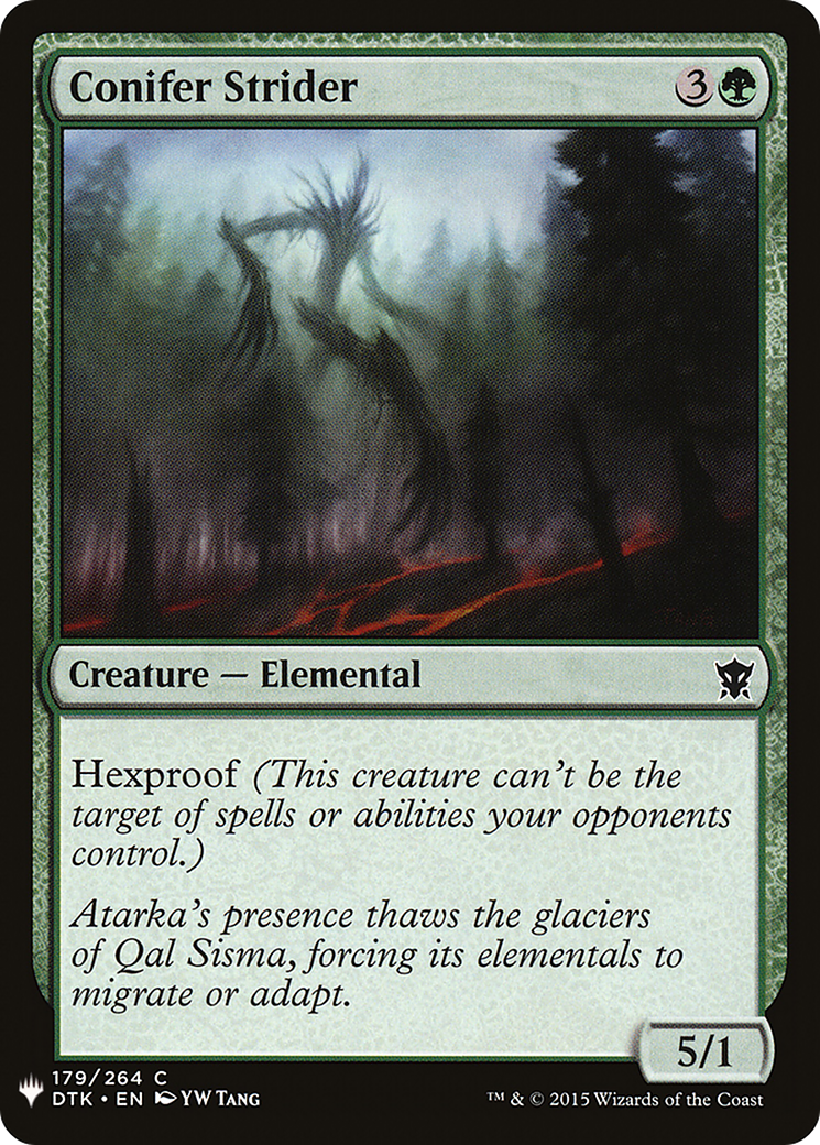 Conifer Strider (LIST-DTK-179) - The List