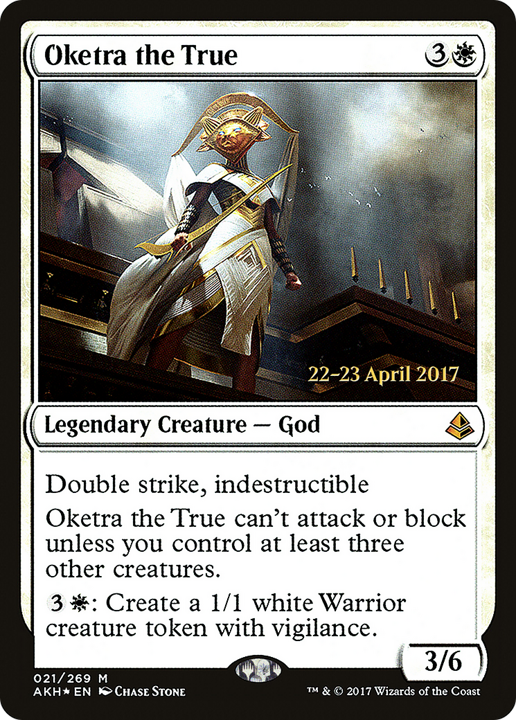 Oketra the True (PRE-21S) - Amonkhet Promos Foil
