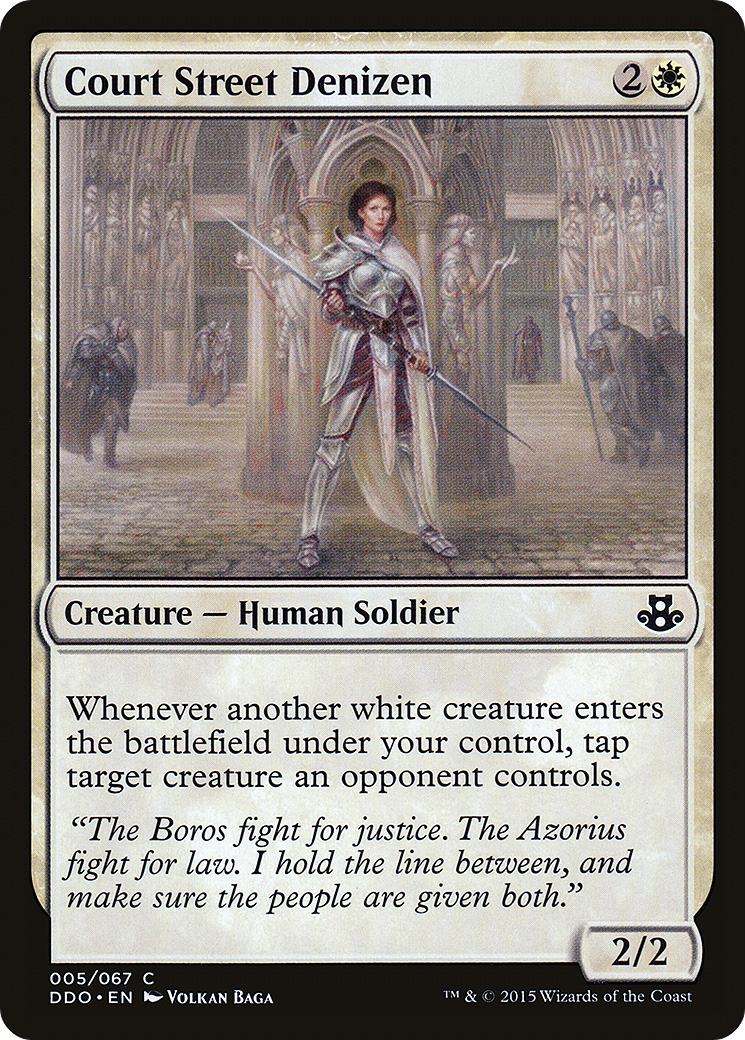 Court Street Denizen (DDO-005) - Duel Decks: Elspeth vs. Kiora