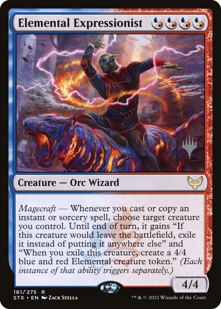 Elemental Expressionist (PPSTX-181) - Strixhaven: School of Mages Promos Foil