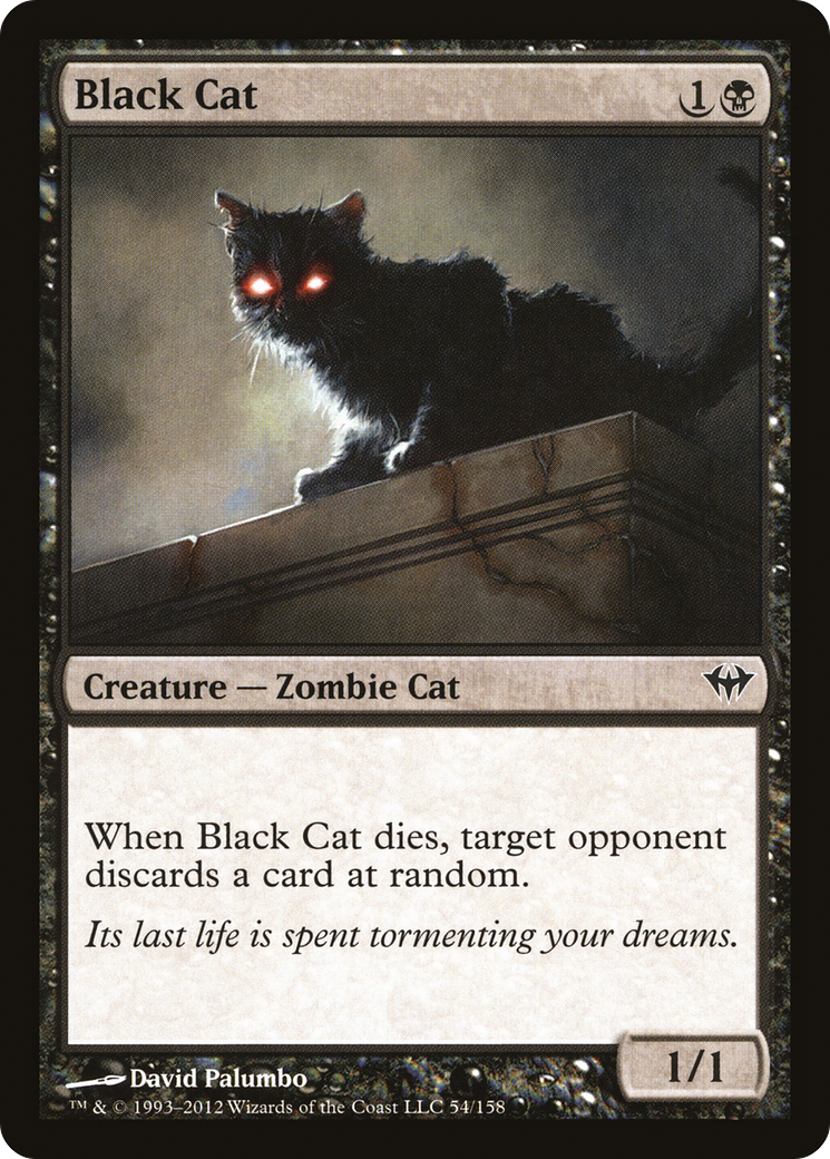 Black Cat (DKA-054) - Dark Ascension Foil