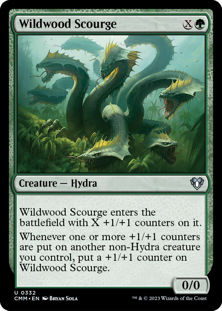 Wildwood Scourge (CMM-332) - Commander Masters