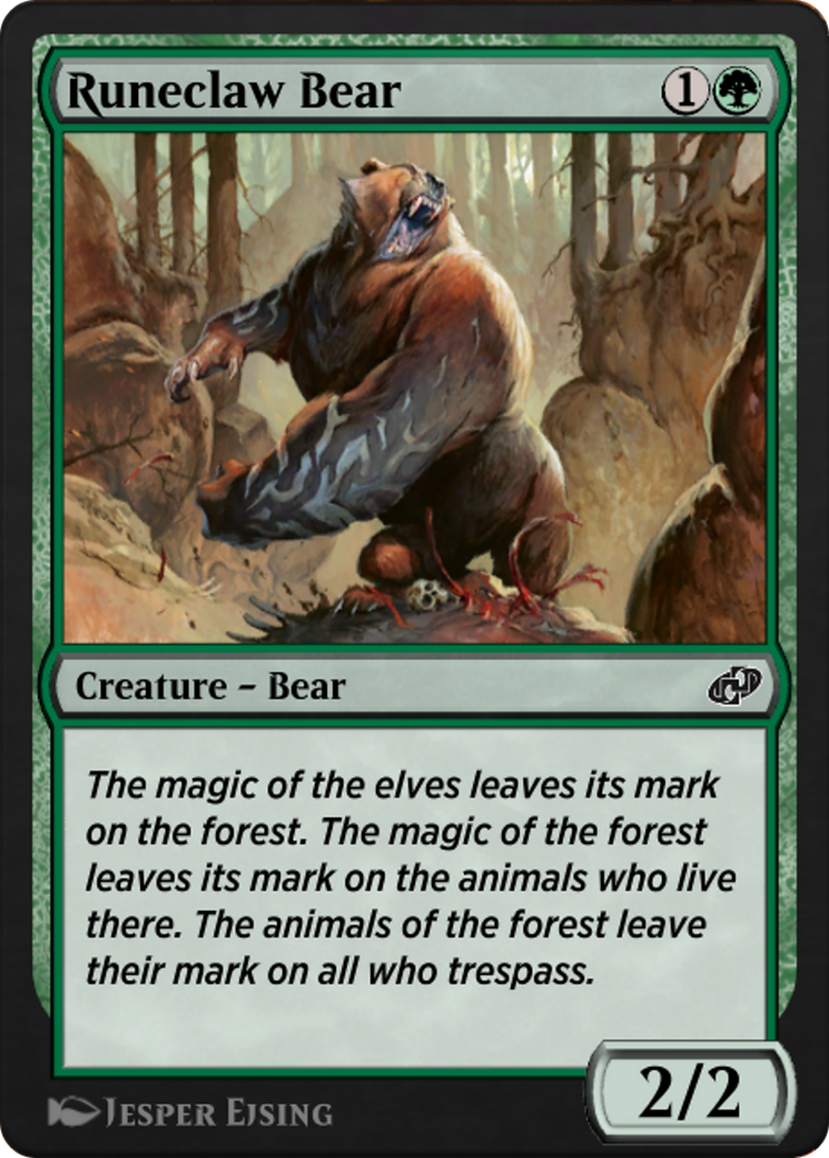 Runeclaw Bear (J21-624) - Jumpstart: Historic Horizons
