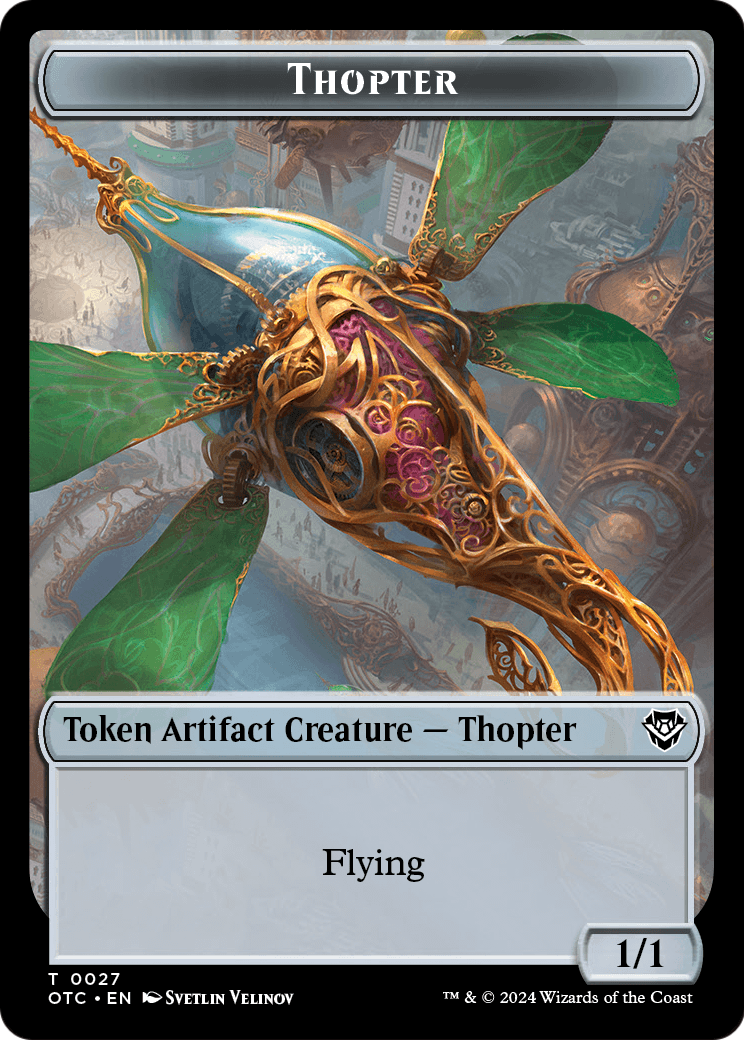 Thopter (TOTC-027) - Outlaws of Thunder Junction Commander Tokens