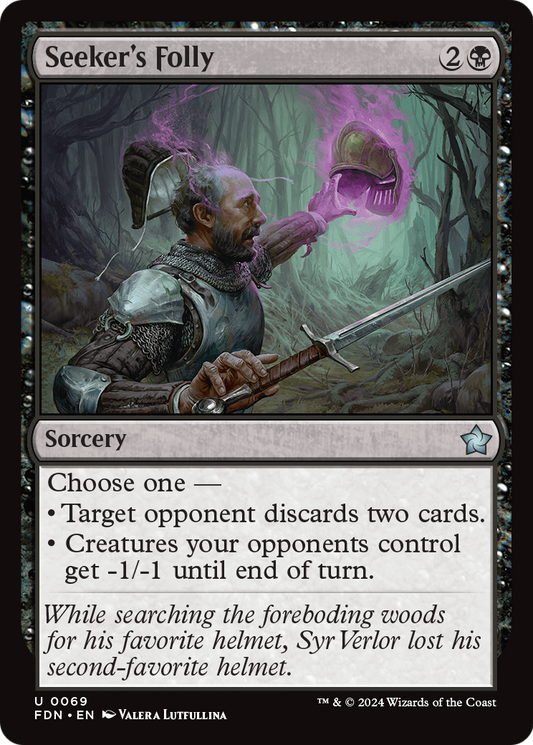 Seeker's Folly (FDN-069) - Foundations Foil