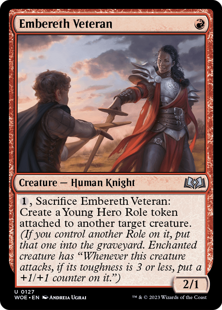 Embereth Veteran (WOE-127) - Wilds of Eldraine Foil