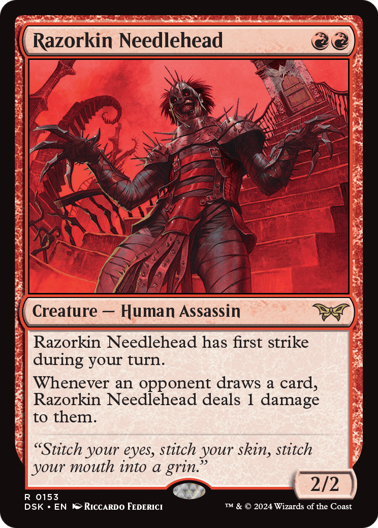 Razorkin Needlehead (DSK-153) - Duskmourn: House of Horror Foil