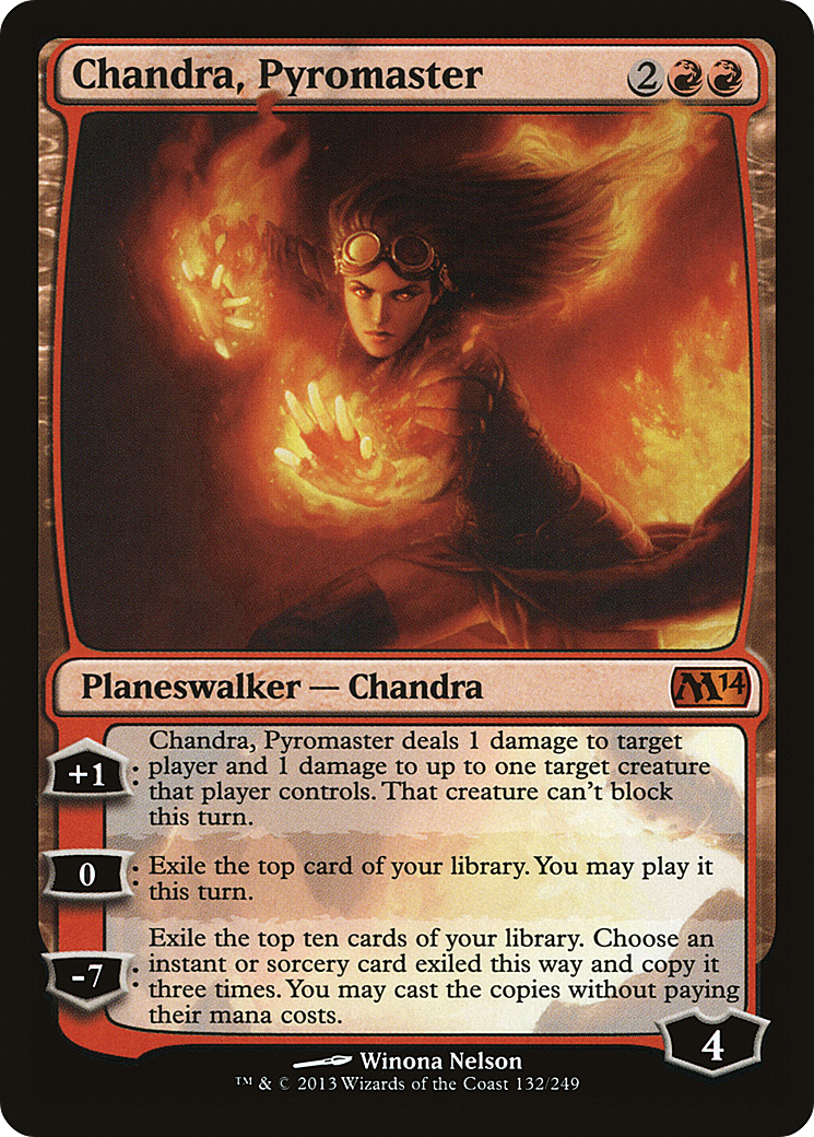 Chandra, Pyromaster (M14-132) - Magic 2014