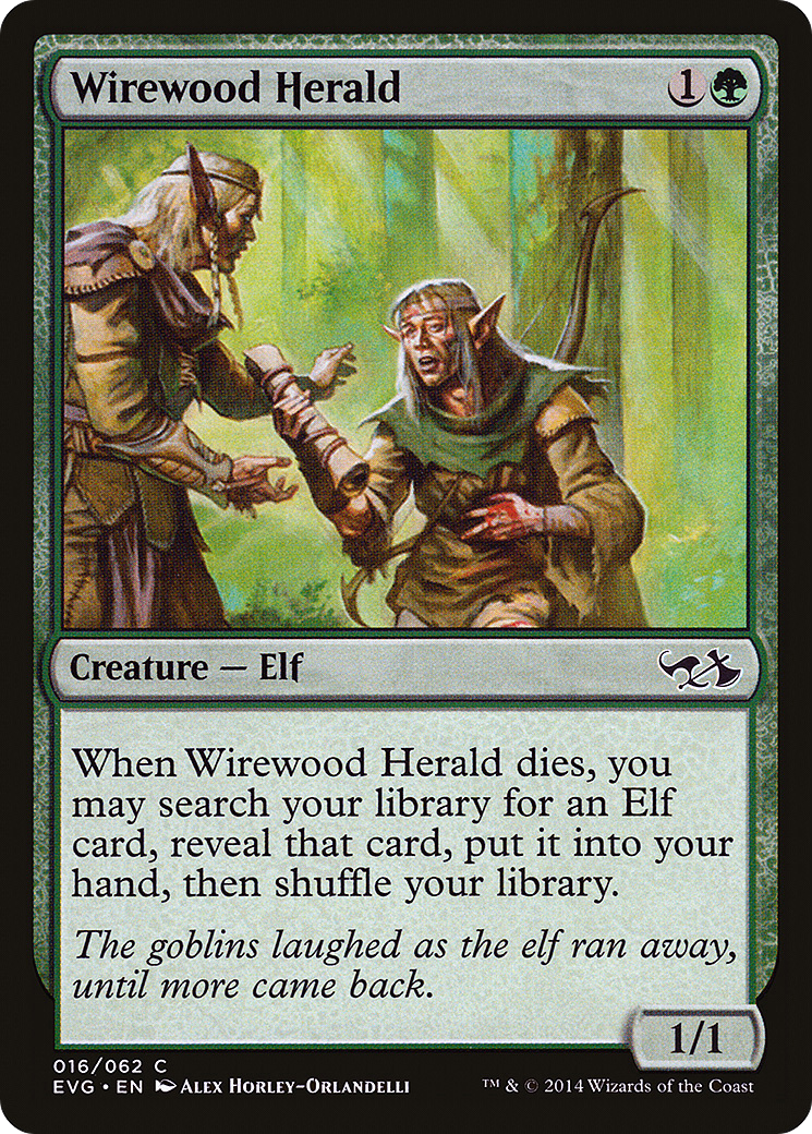 Wirewood Herald (DD3-) - Duel Decks Anthology: Elves vs. Goblins