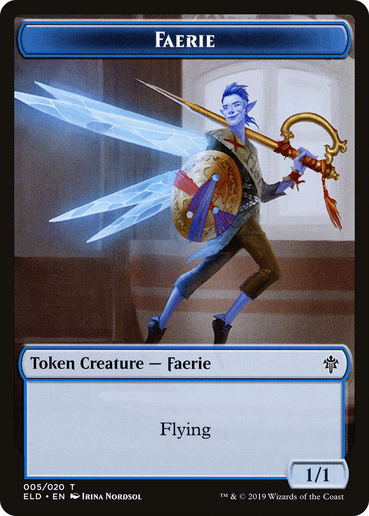 Faerie (TELD-005) - Throne of Eldraine Tokens Foil