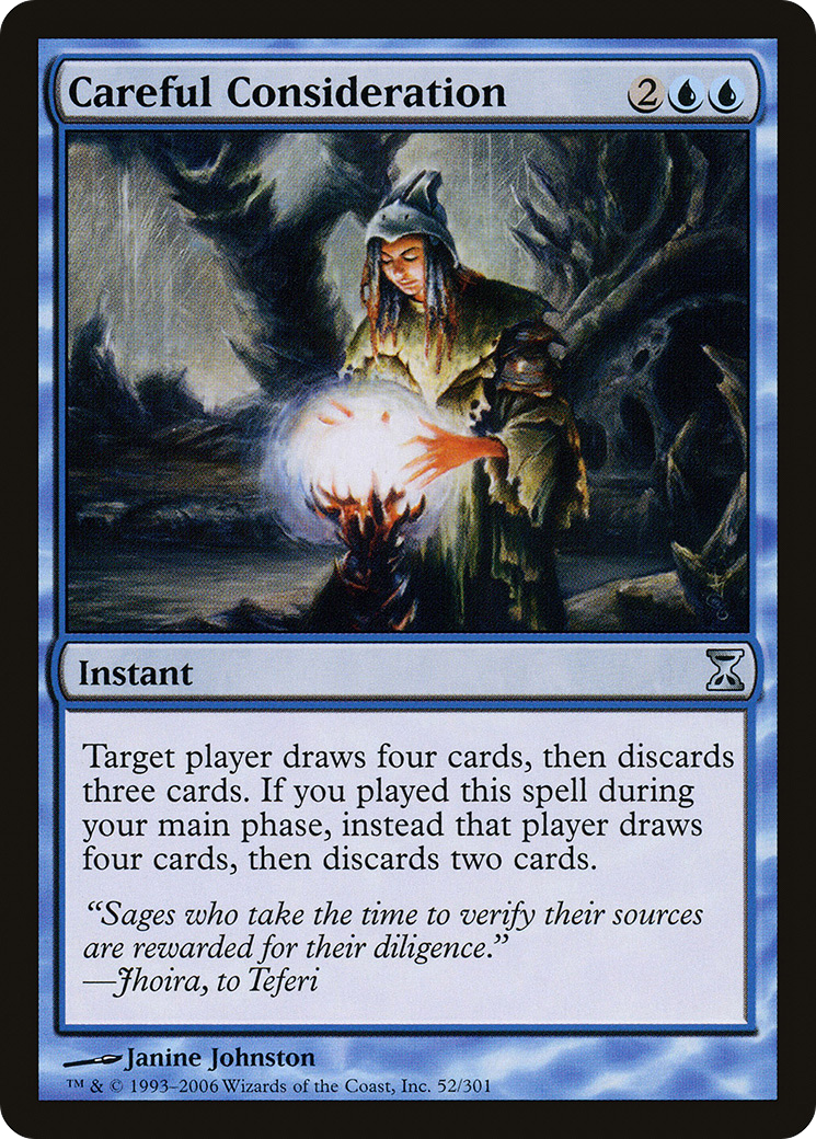 Careful Consideration (TSP-052) - Time Spiral Foil