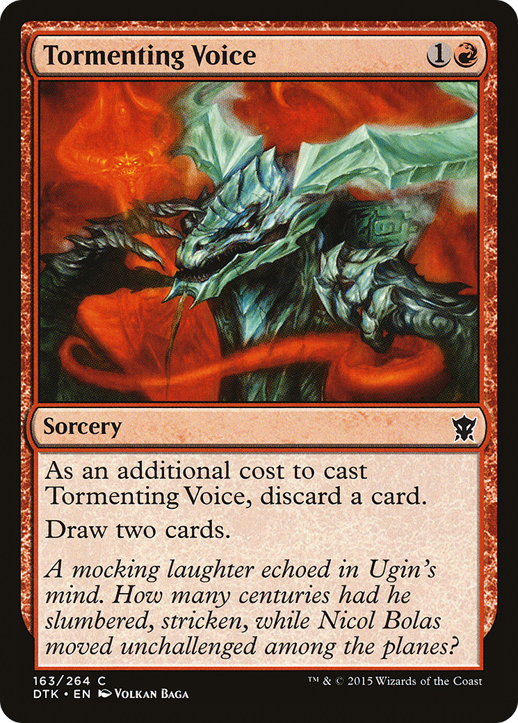 Tormenting Voice (DTK-163) - Dragons of Tarkir
