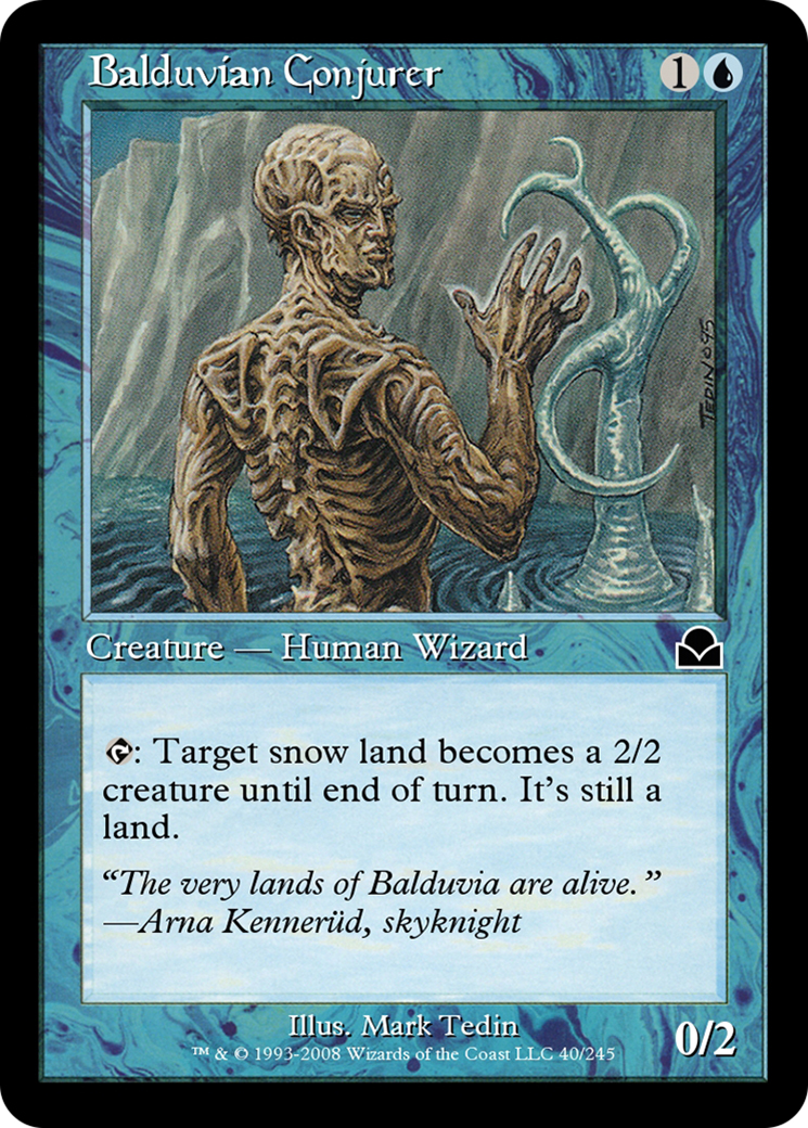 Balduvian Conjurer (ME2-040) - Masters Edition II Foil
