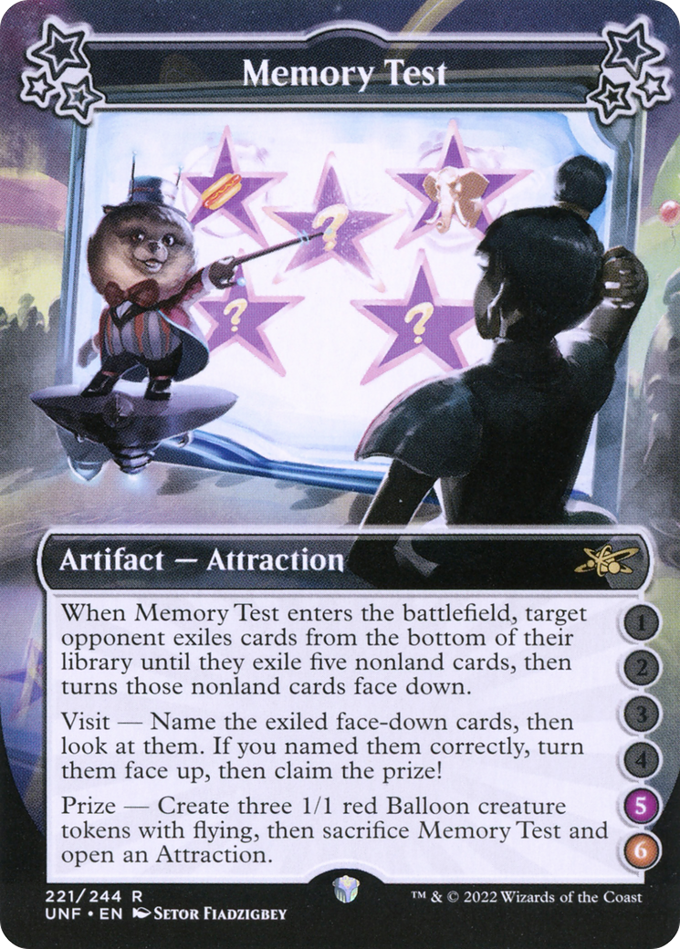 Memory Test (5-6) (UNF-221) - Unfinity Foil