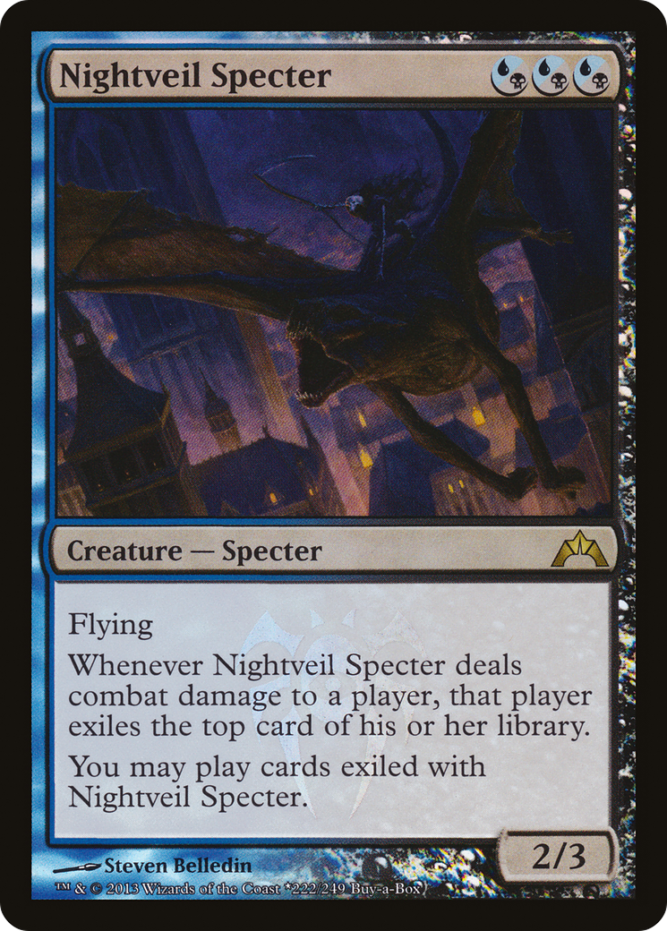 Nightveil Specter (BABP-222) - Gatecrash Promos Foil