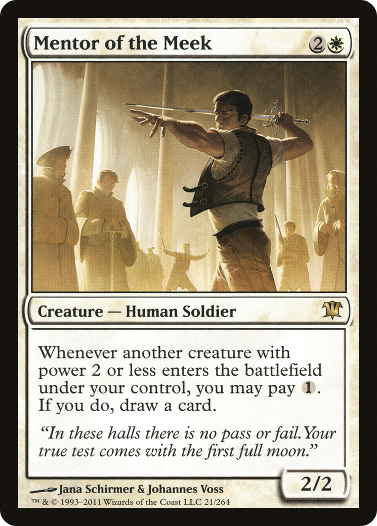Mentor of the Meek (ISD-021) - Innistrad Foil