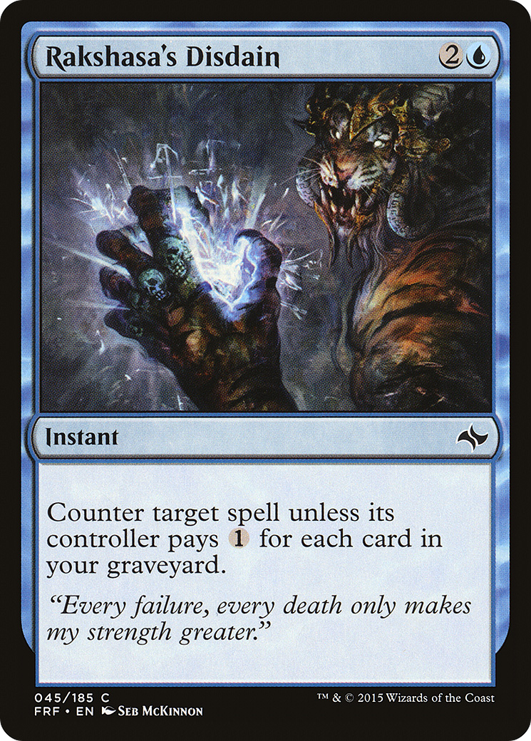 Rakshasa's Disdain (FRF-045) - Fate Reforged