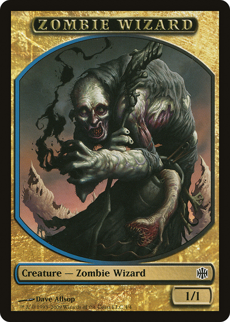 Zombie Wizard Token (ARB-) - Alara Reborn Tokens