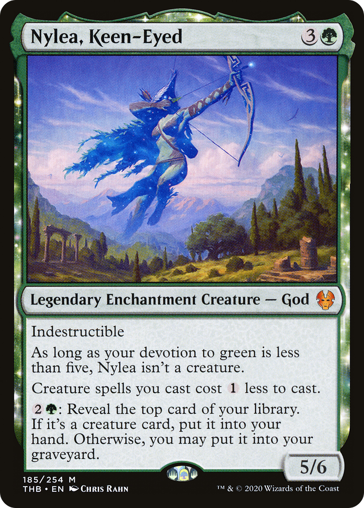 Nylea, Keen-Eyed (THB-185) - Theros Beyond Death: (enchantment) Foil