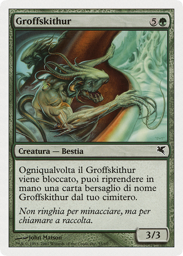 Groffskithur (Italian) - "Groffskithur" (K55) (PSAL-K55) - Salvat 2005