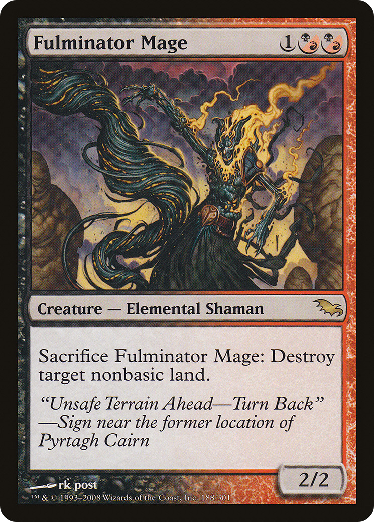 Fulminator Mage (SHM-188) - Shadowmoor